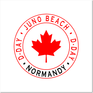 Juno Beach - Normandy D-Day - Canada Posters and Art